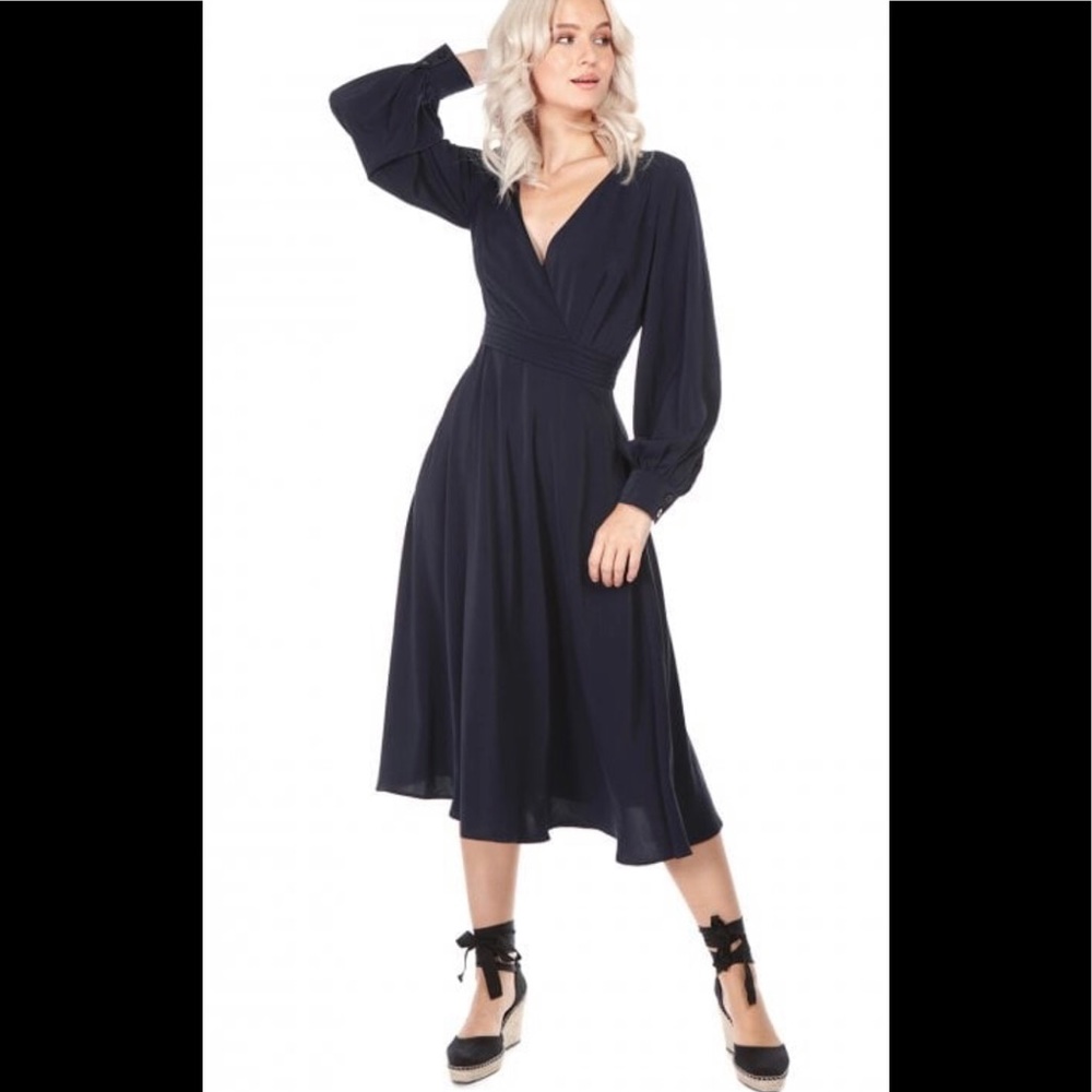 Bright and Beautiful Ashley Navy dress, UK8